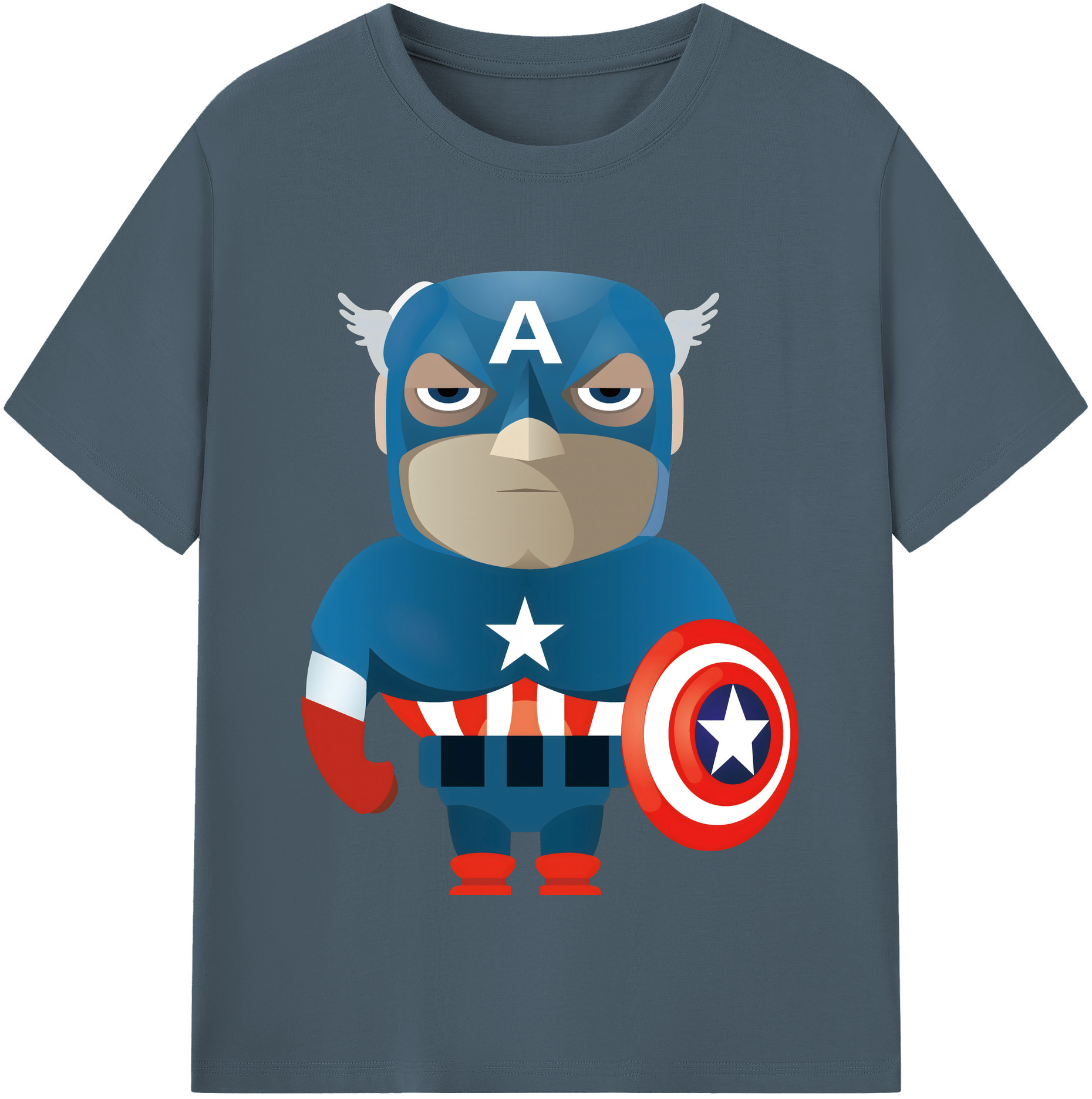 （画像用） アベンジャーズ The Avengers 綿100％半袖Tシャツ（フロントプリント）